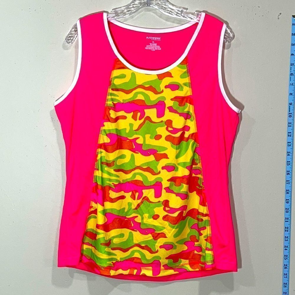 Pink Workout Top By Jennifer Lauren Activewear. Size XL.